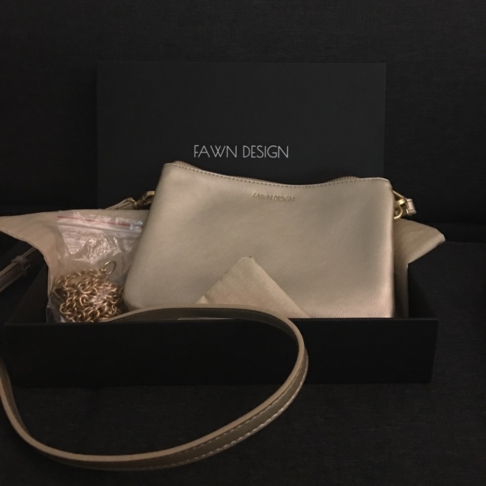 Fawn Design Crossbody - Gold